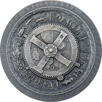 Cook Islands - Antikythera Mechanism Antiqued – Archeology & Symbolism - 3 oz