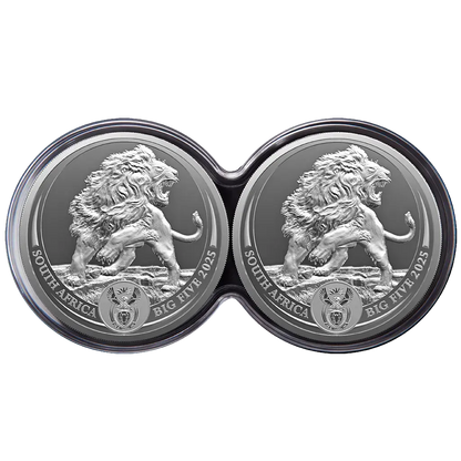 South Africa - Big Five III - Lion - Double Capsule - 2 oz
