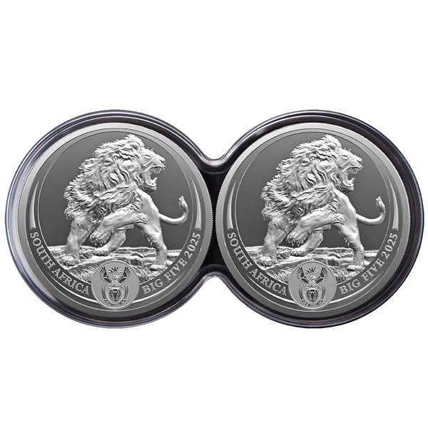 South Africa - Big Five III - Lion - Double Capsule - 2 oz