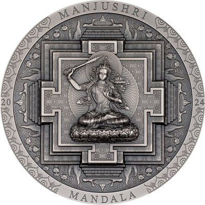 Mongolia - Archeology & Symbolism - Manjushri Mandala Antiqued