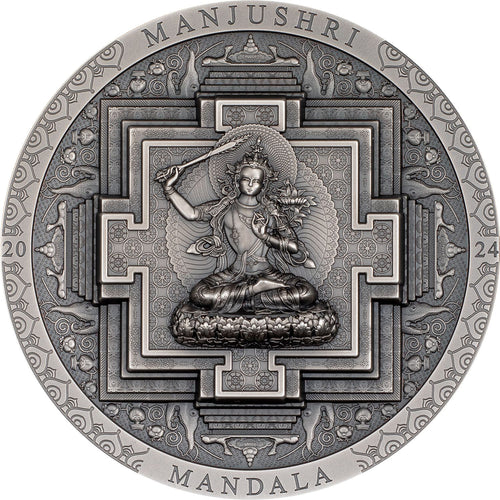 Mongolia - Archeology & Symbolism - Manjushri Mandala Antiqued