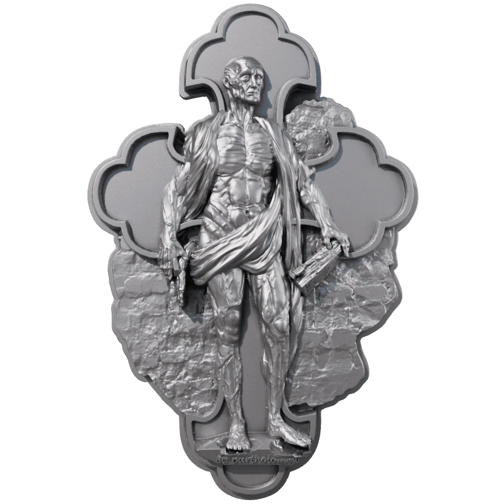 Cameroon - Saint Bartholomew 12 Apostle Series ANTIQUED - 2 oz