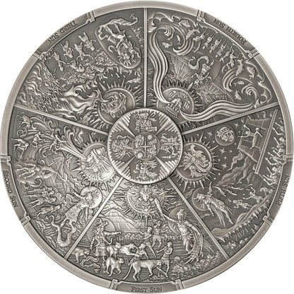 Palau - Aztec Five Suns – Ages of Man series