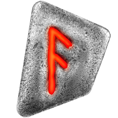 2023 Germania Runes - Ansuz 1oz Silver Ennobled Cast Bar