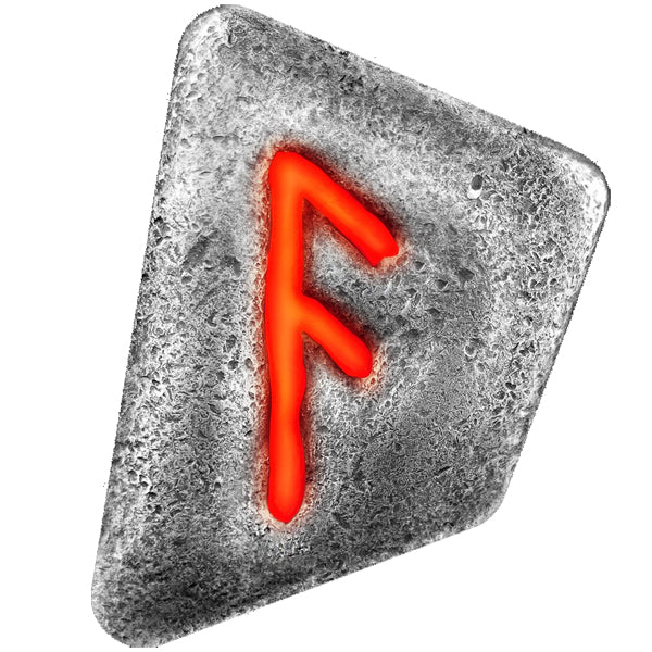 2023 Germania Runes - Ansuz 1oz Silver Ennobled Cast Bar