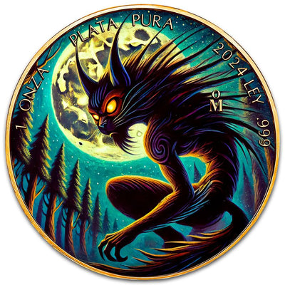 Mexico - Libertad Nahual Colorized Silver Coin