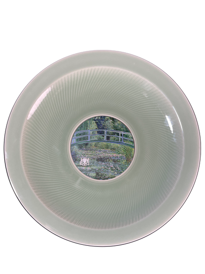 Chad -  Water Lily Pond 1889 By Claude Monet Celadon Porcelain - 2 oz