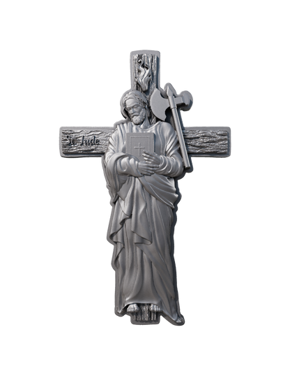 Cameroon - Saint Jude 12 Apostle Series ANTIQUE- 2 oz