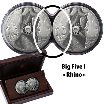South Africa - Big Five I - Rhino - Double Capsule - 2 oz