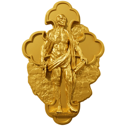 Cameroon - Saint Bartholomew 12 Apostle Series GILDED - 2 oz