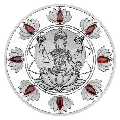 Niue - Crystal Coin - Happy Diwali Proof Silver Coin - 1 oz