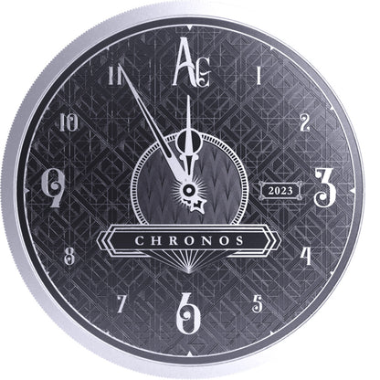 2023 - 1 oz - Niue Silver Chronos Coin (In Capsule)