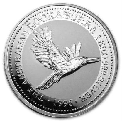 Australia - Silver Kookaburra Coin (In Capsule) - 1996 - 1 kg