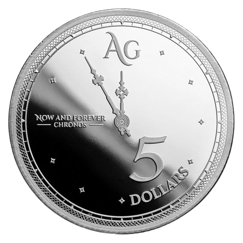 2019 - 1 oz - Tokelau Silver Chronos Silver Coin (In Capsule)