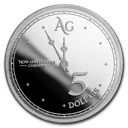2019 - 1 oz - Tokelau Silver Chronos Silver Coin (In Capsule)