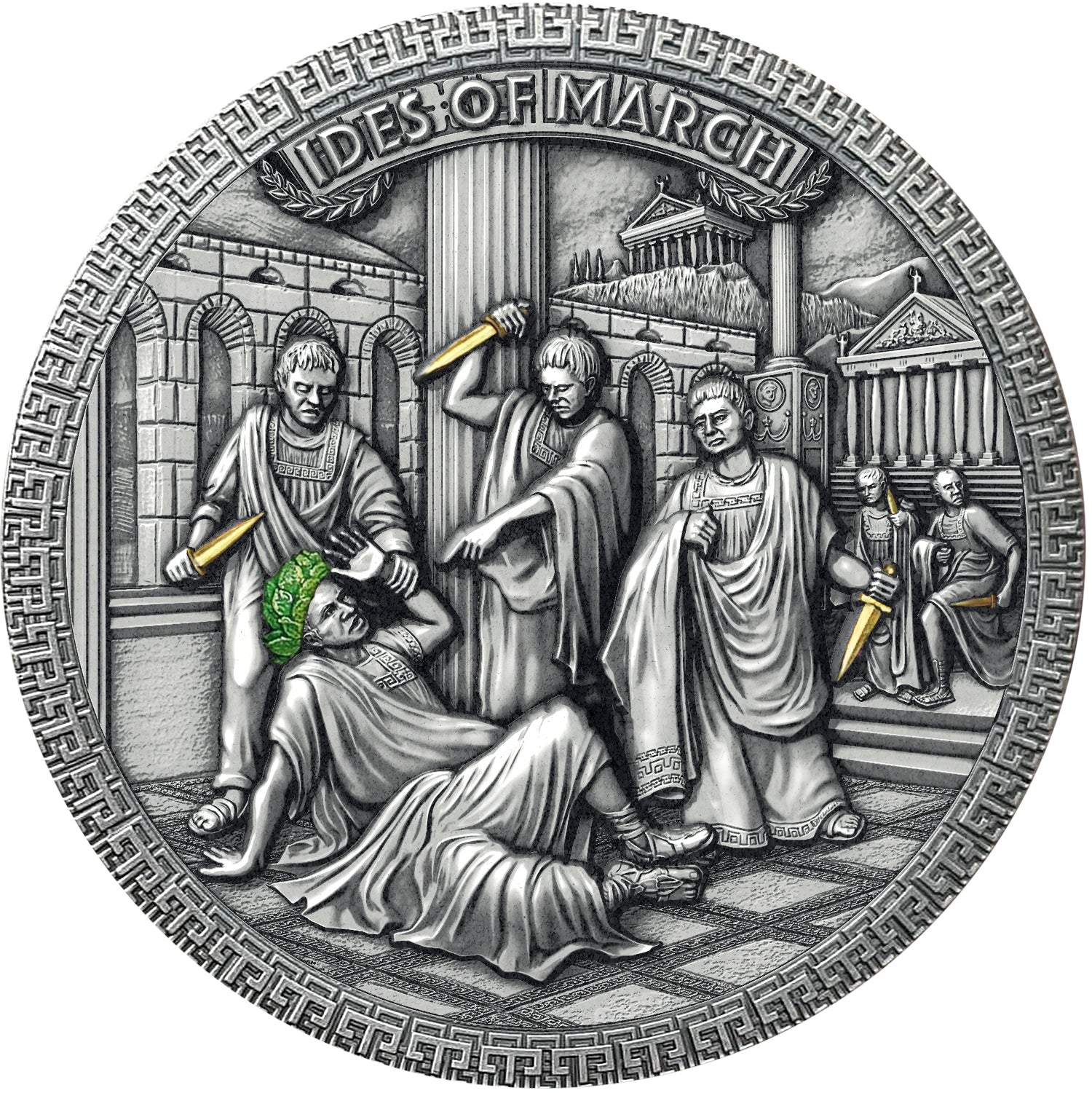 Niue - Ides of March Assassination of Julius Caesar 2 oz