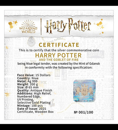 Niue - Harry Potter and Goblet of Fire - 200 g