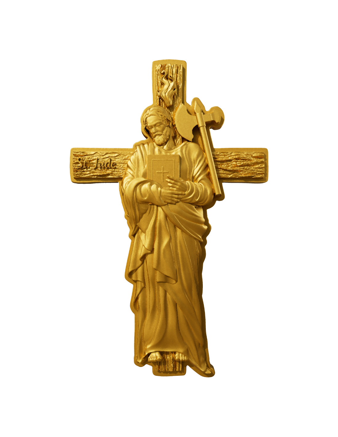 Cameroon - Saint Jude 12 Apostle Series GILDED - 2 oz