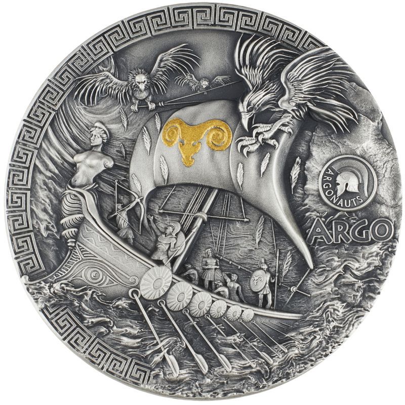 Niue - Argonauts Argo Ship 2 oz