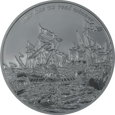 Gabon - War has no real winner BLACK PROOF – Time Flies - 2 oz