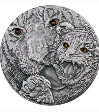 Niue - Wildlife Family TIGERS - 1 oz
