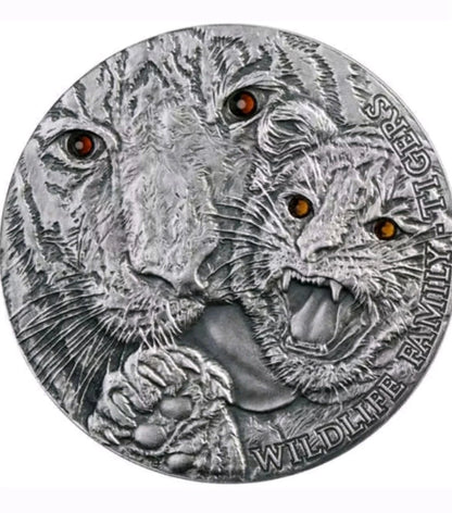 Niue - Wildlife Family TIGERS - 1 oz