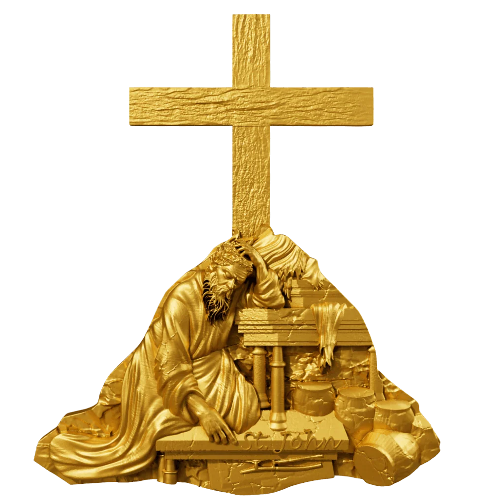 Cameroon - Saint John 12 Apostle Series GILDED - 2 oz