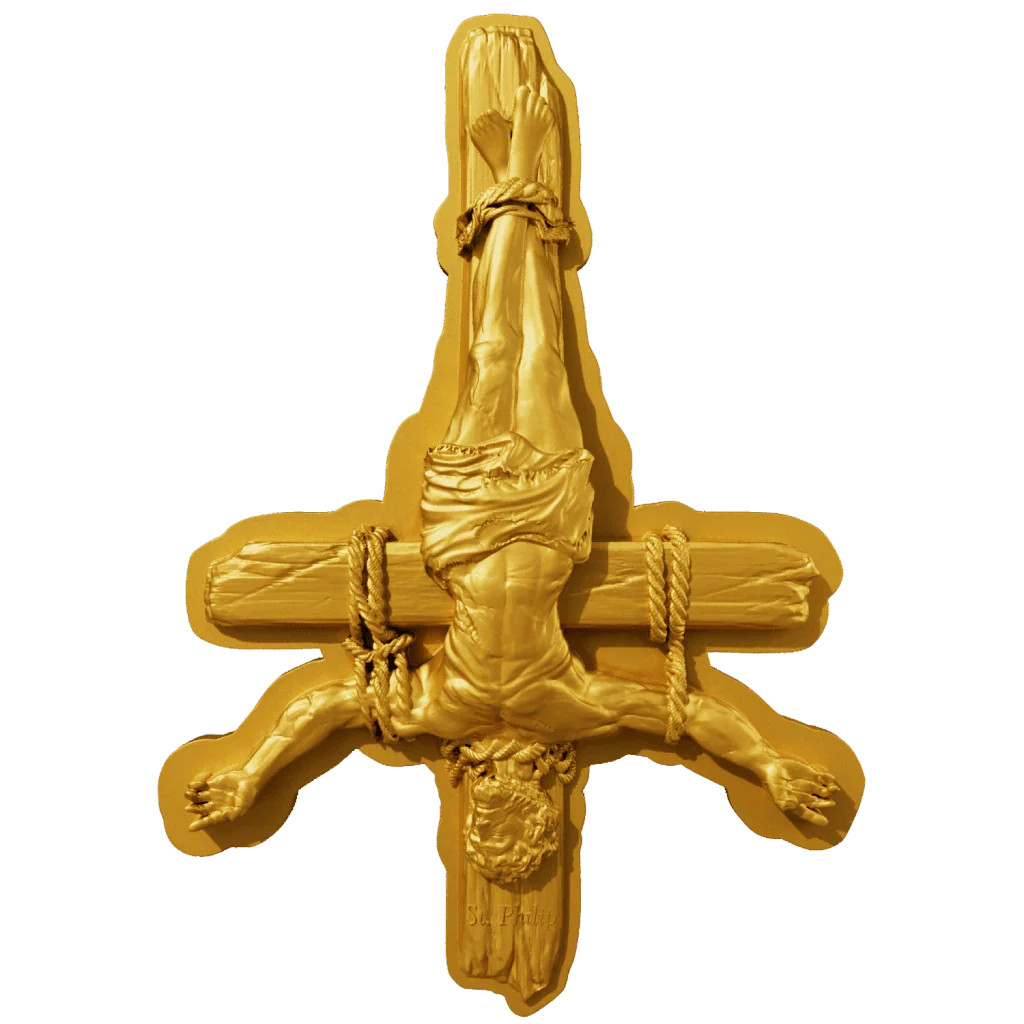 Cameroon - Saint Philip 12 Apostle Series GILDED - 2 oz