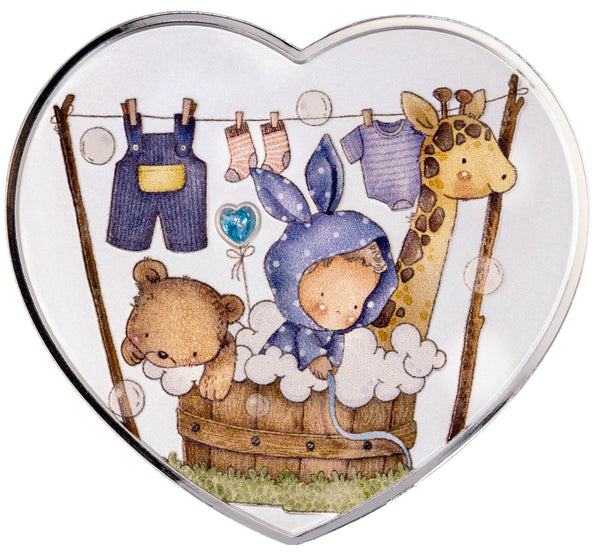 Cameroon - Baby Boy - New Born Heart series - 1 oz