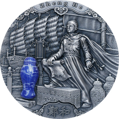Niue - Zheng He / Berühmte Entdecker - 2 oz