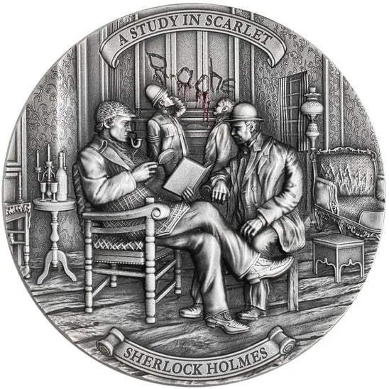 Niue – A Study in Scarlet (Sherlock Holmes series) - 2 oz
