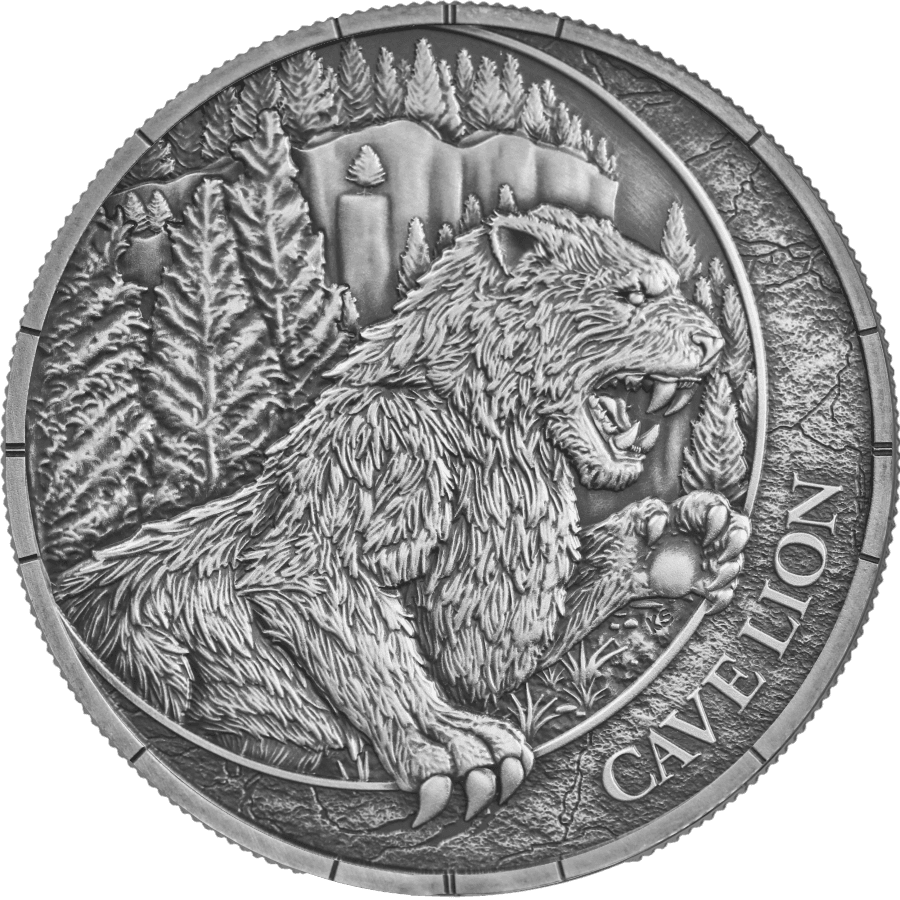 Liberia - Cave Lion Oblivion Megafauna - 1 oz