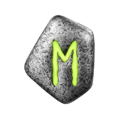 2024 Germania Runes - Ehwaz 1 oz Silver Ennobled Cast Bar