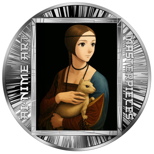 Cameroon - Lady with an Ermine – AI•NIME Art series