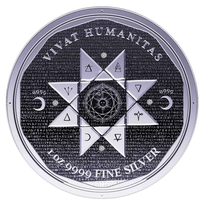 Tokelau - Silber Vivat Humanitas Coin Polierte Platte Pressburg Mint - 2022 - 1 oz