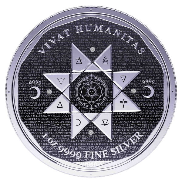 Tokelau - Silver Vivat Humanitas Coin Proof Pressburg Mint - 2022 - 1 oz