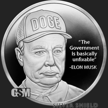 US - Silver Shield "World War MEme #158" Unfixable Proof Silver Round  - 1 oz