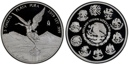 Mexico - Libertad Silver - PCGS PR 70 DCAM - 5 oz