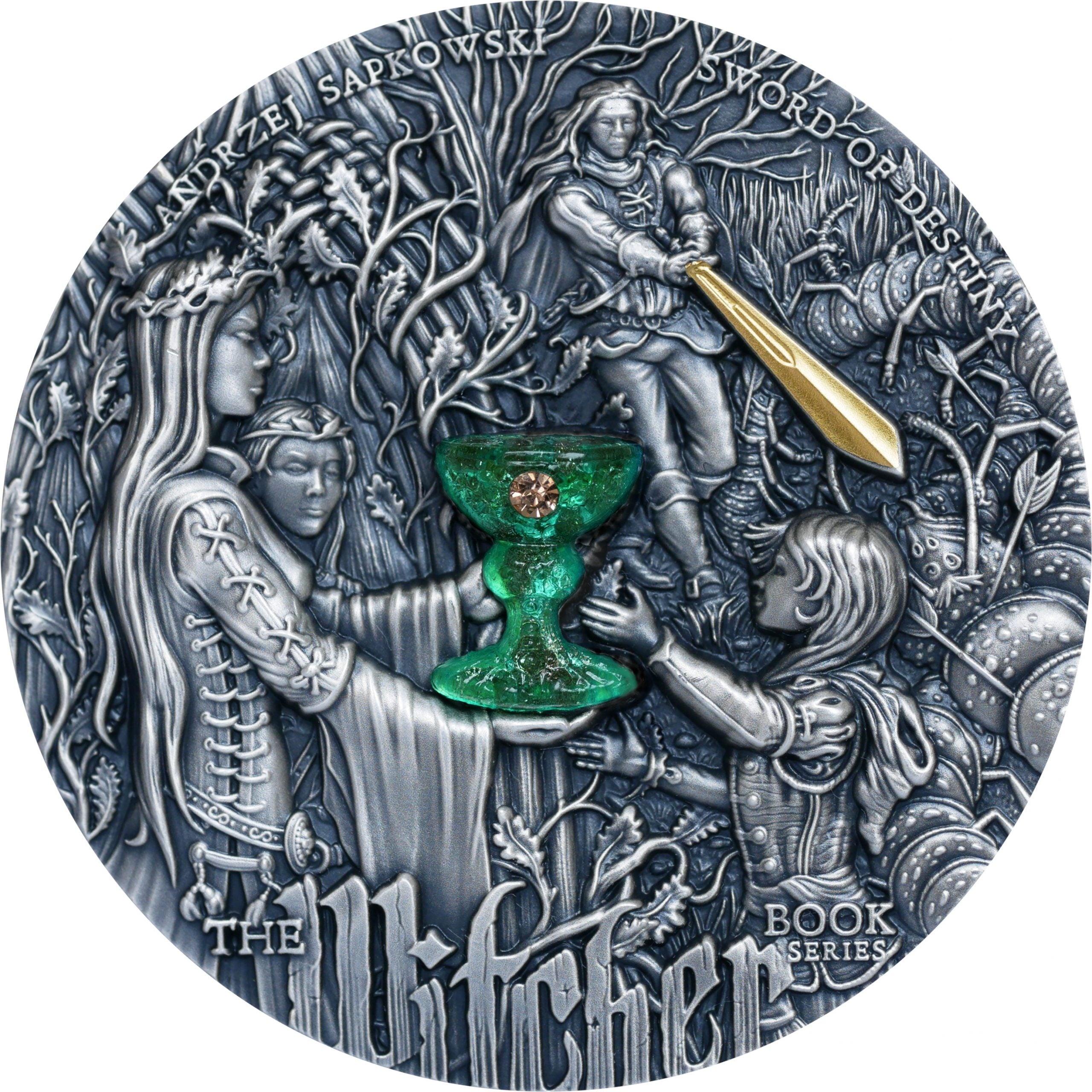 Niue - Sword of Destiny / The Witcher Bookseries - 2 oz