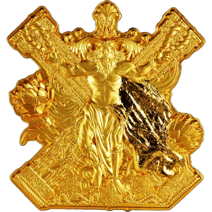 Cameroon - Saint Andrew 12 Apostle Series GILDED - 2 oz