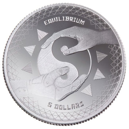 Tokelau - Silver Equilibrium Coin BU (In Capsule) - 2020 - 1 oz