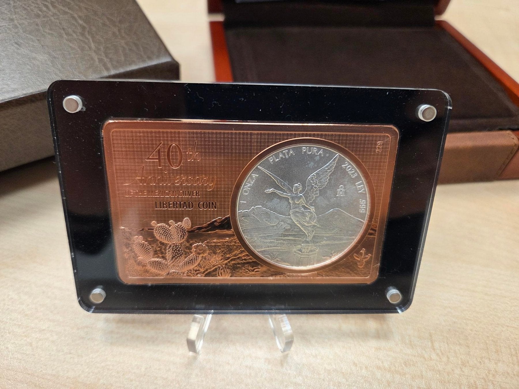 40th Anniversary Of The Mexican Silver Libertad Coin - 1 oz