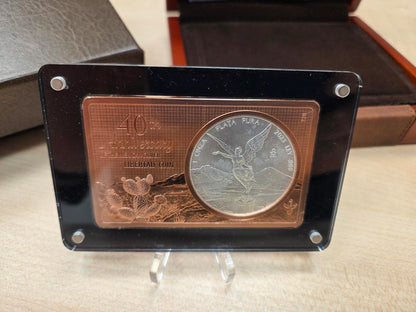 40th Anniversary Of The Mexican Silver Libertad Coin - 1 oz