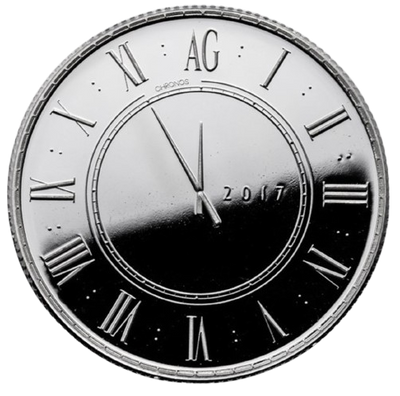 2017 1 oz Silver Chronos Round Proof-Like (In Capsule)
