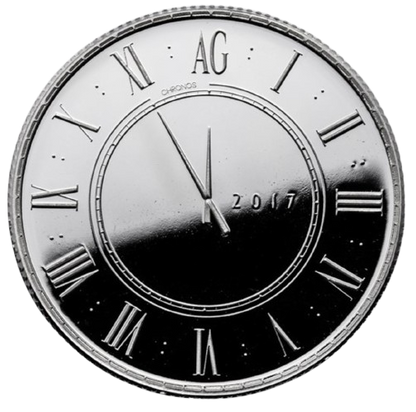 2017 1 oz Silver Chronos Round Proof-Like (In Capsule)