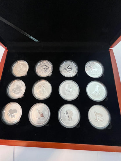 12 x 1 oz - Lunar Series I Complete 1999-2010