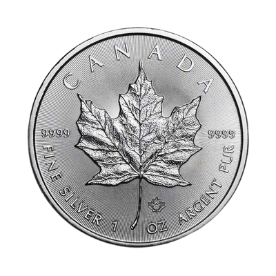 2019 - 1 oz - Canadian Silver Incuse Maple Leaf Coin