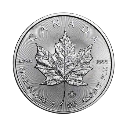 2019 - 1 oz - Canadian Silver Incuse Maple Leaf Coin