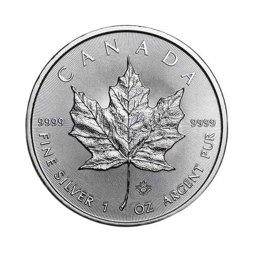 2019 - 1 oz - Canadian Silver Incuse Maple Leaf Coin
