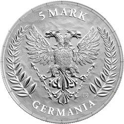 Germania - Queen On The Throne Silver Coin - 1 oz
